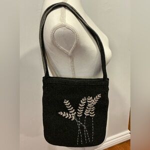 Embroidered Felt Purse